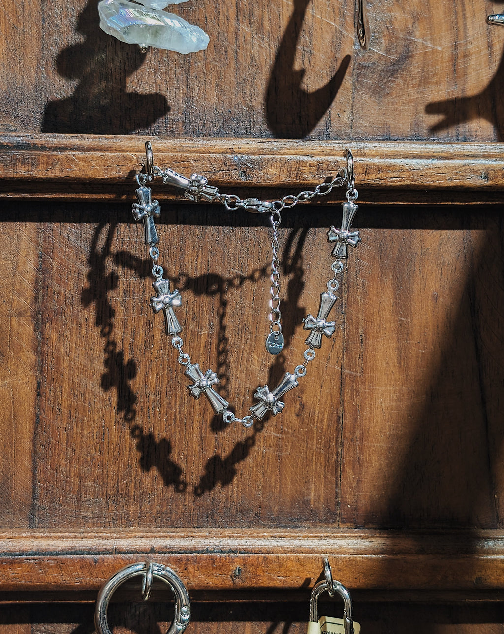 Stainless Steel Cross Divinity Bracelet