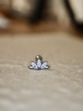 Marquise Cluster Stud Surgical Steel Piercing (1pc)