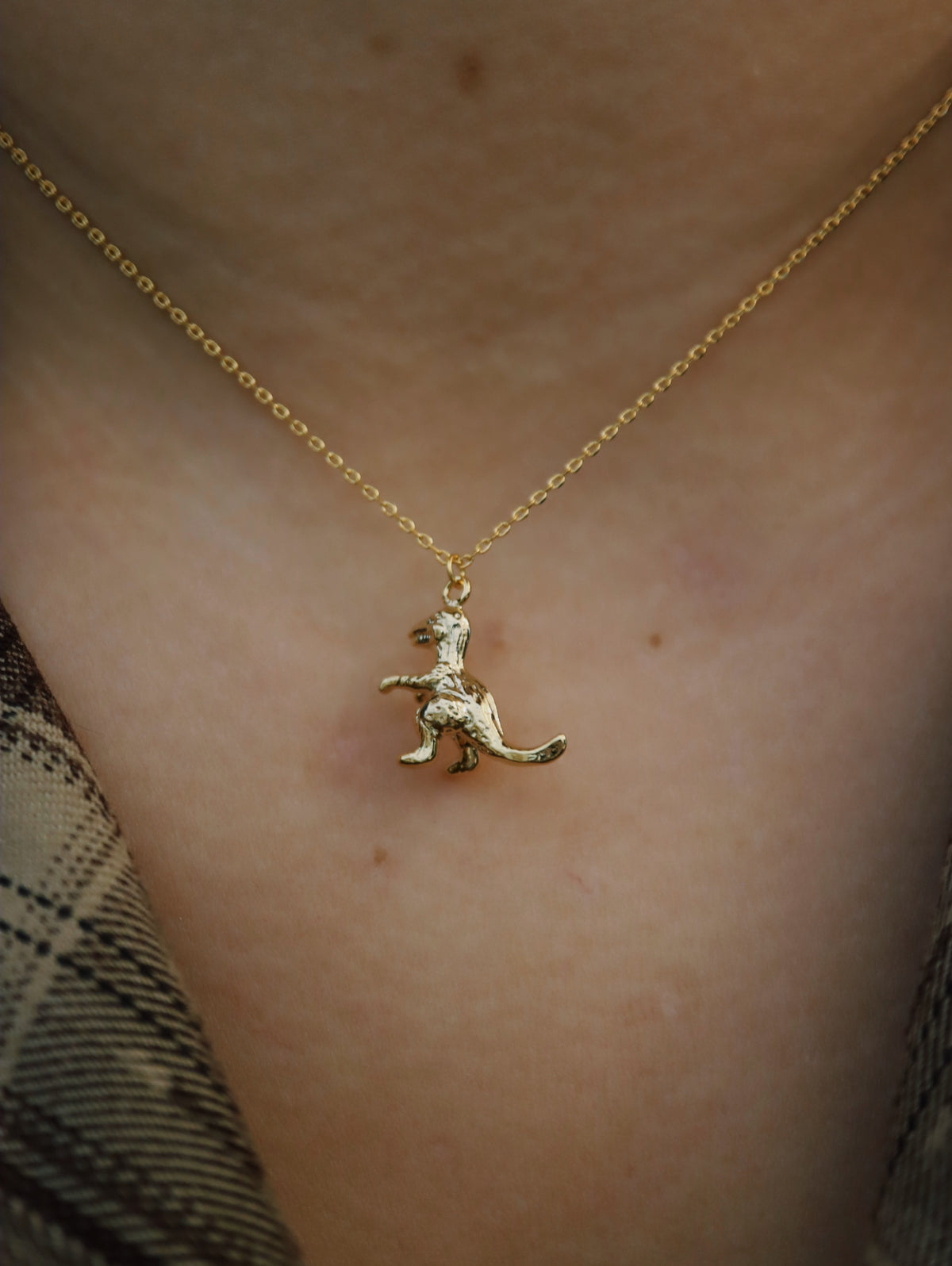 🦖 Brass Necklace