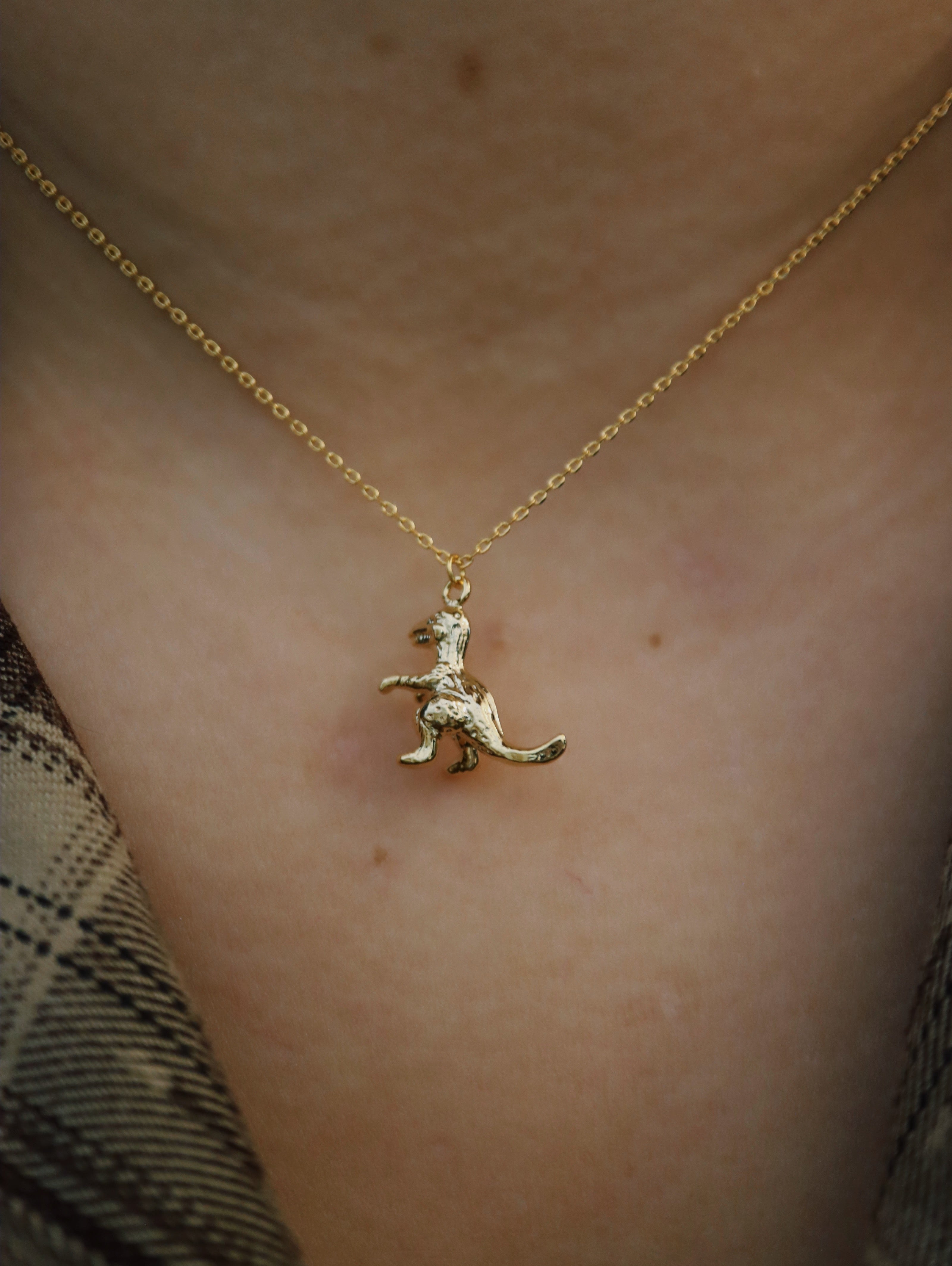 🦖 Brass Necklace