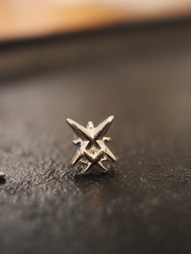 Sparkle stars surgical steel stud earrings ✨