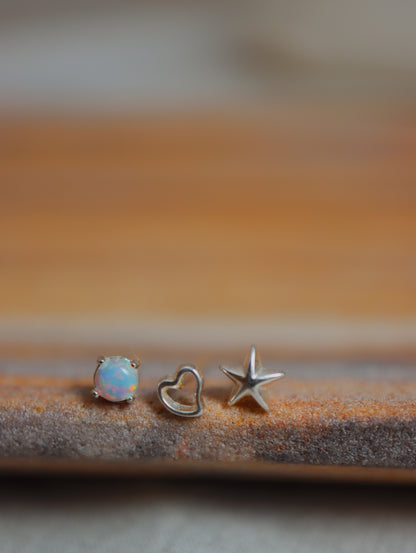 Mini star stud s925 earrings