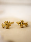 Sacred Cross Stainless Steel Earrings