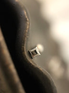 Mini rhombus surgical steel stud piercing (1pc)