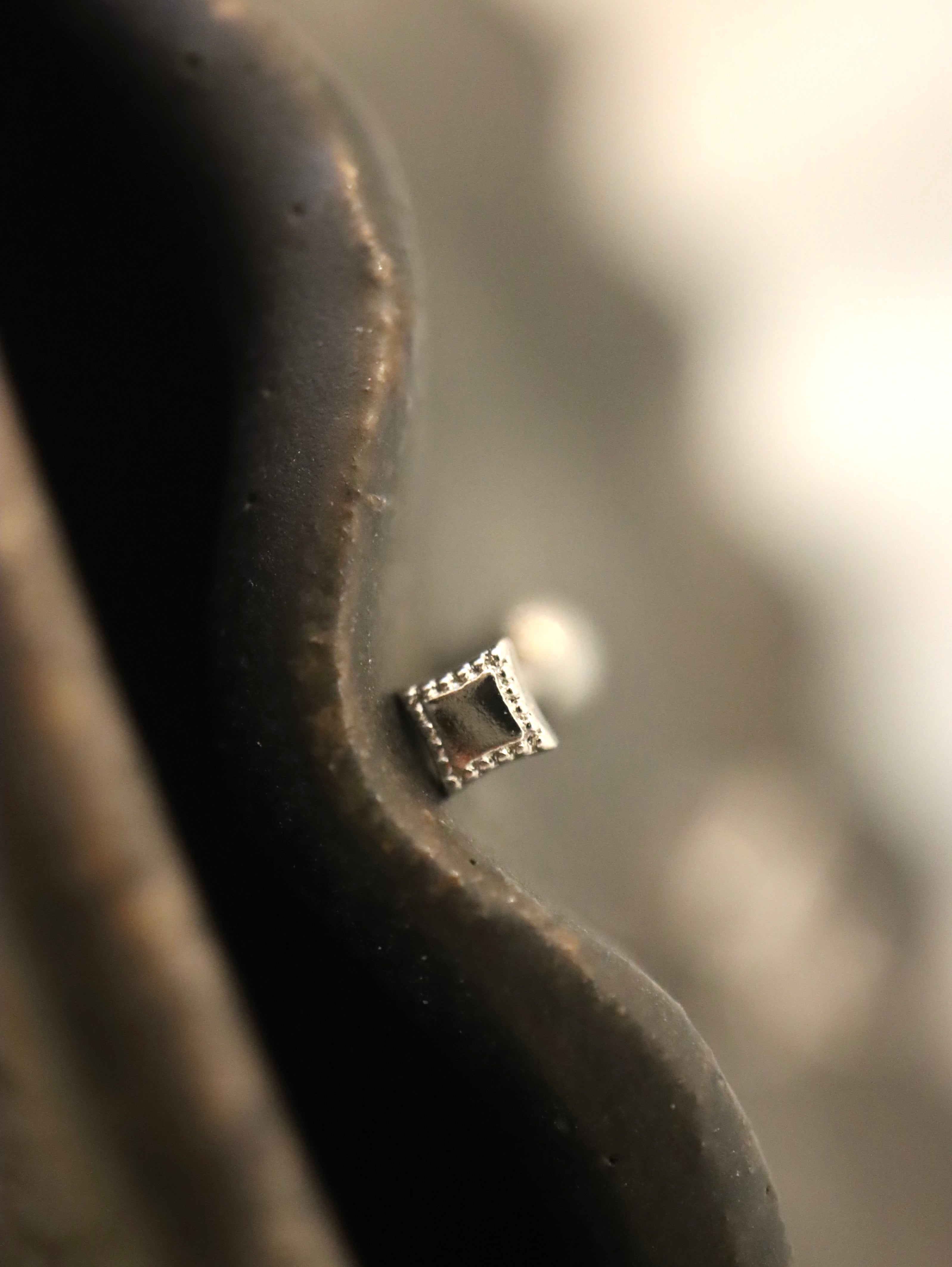 Mini rhombus surgical steel stud piercing (1pc)