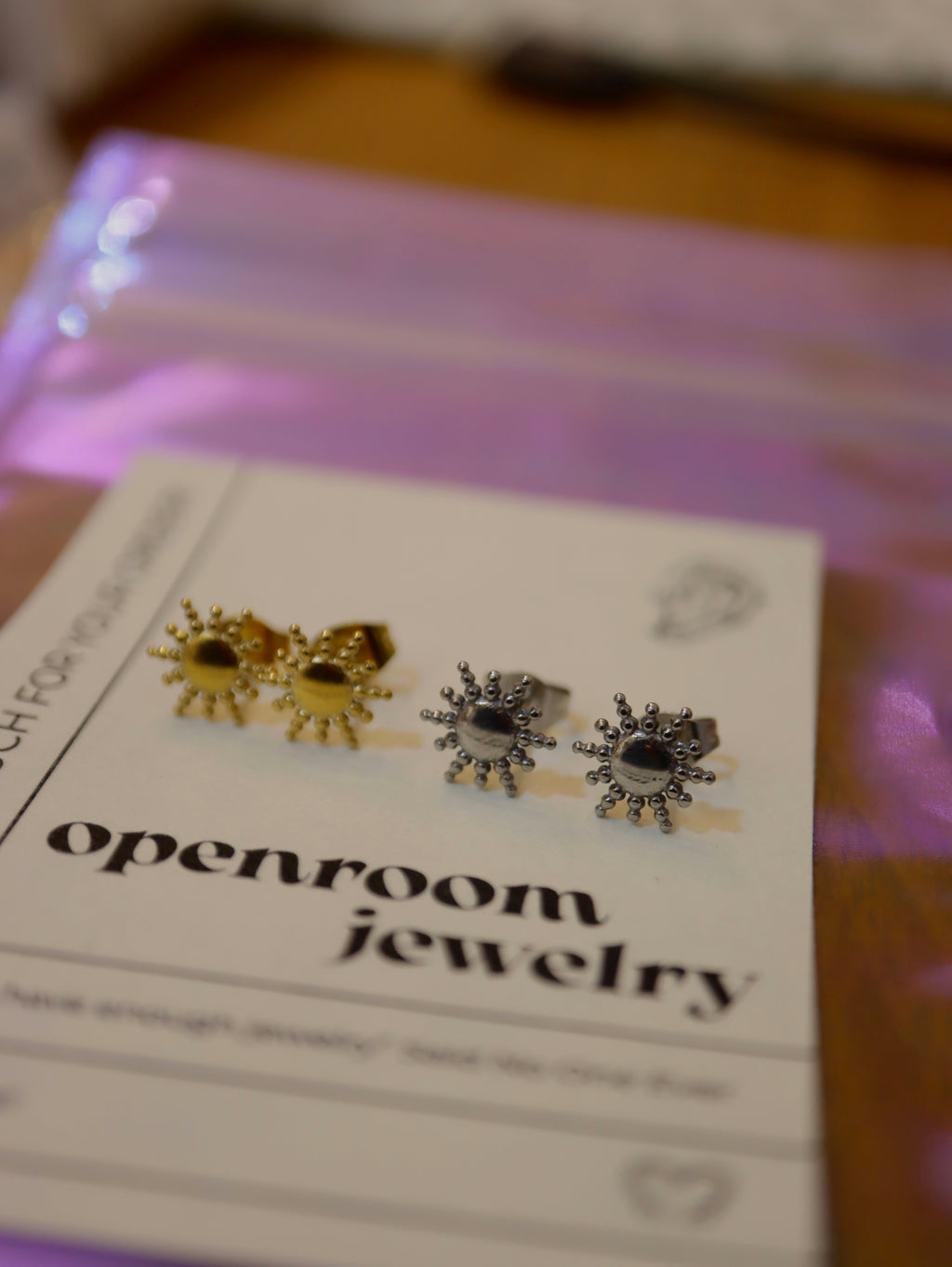 Stainless Steel ☀️ Sun Earrings