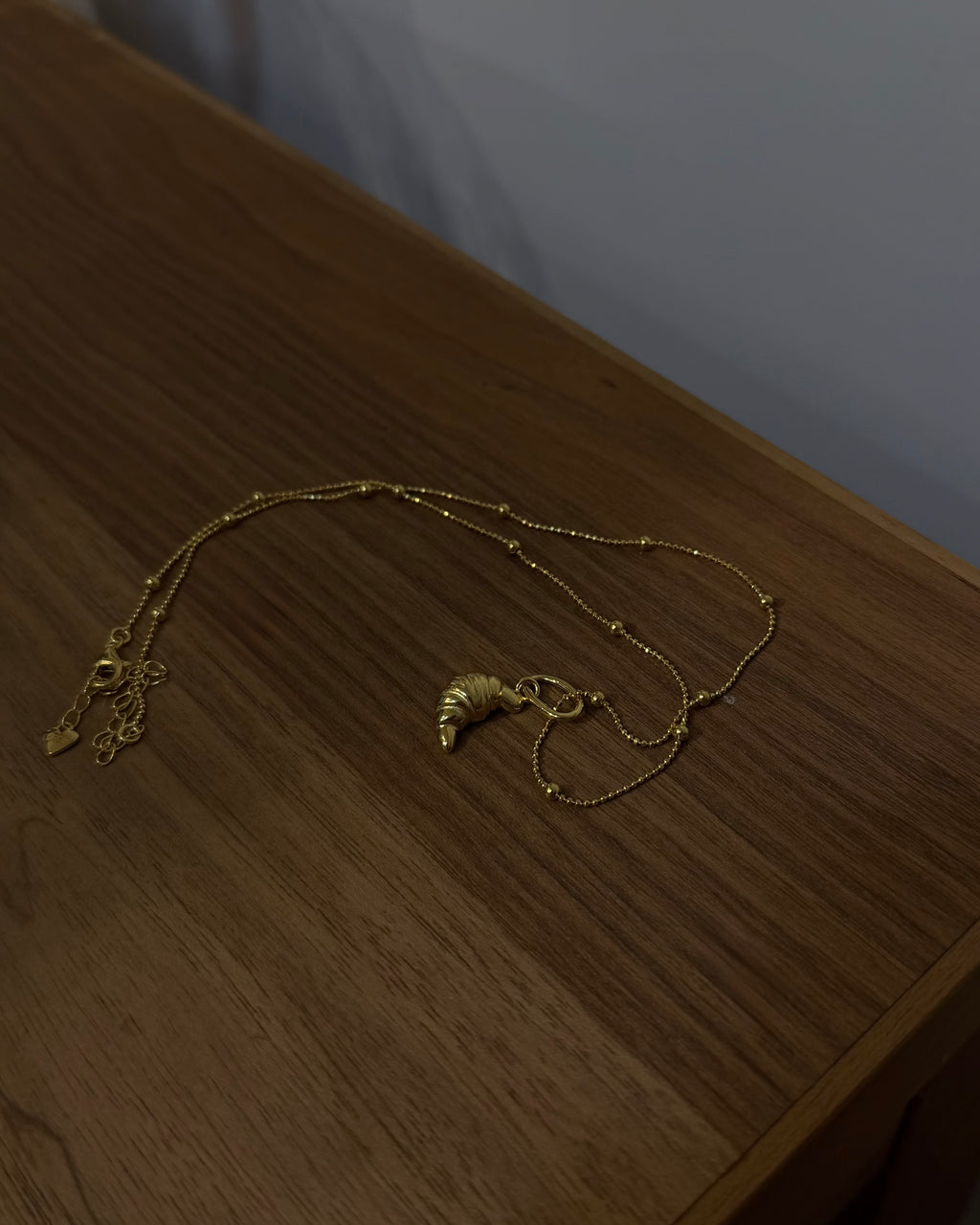 🥐 croissant 925 silver necklace