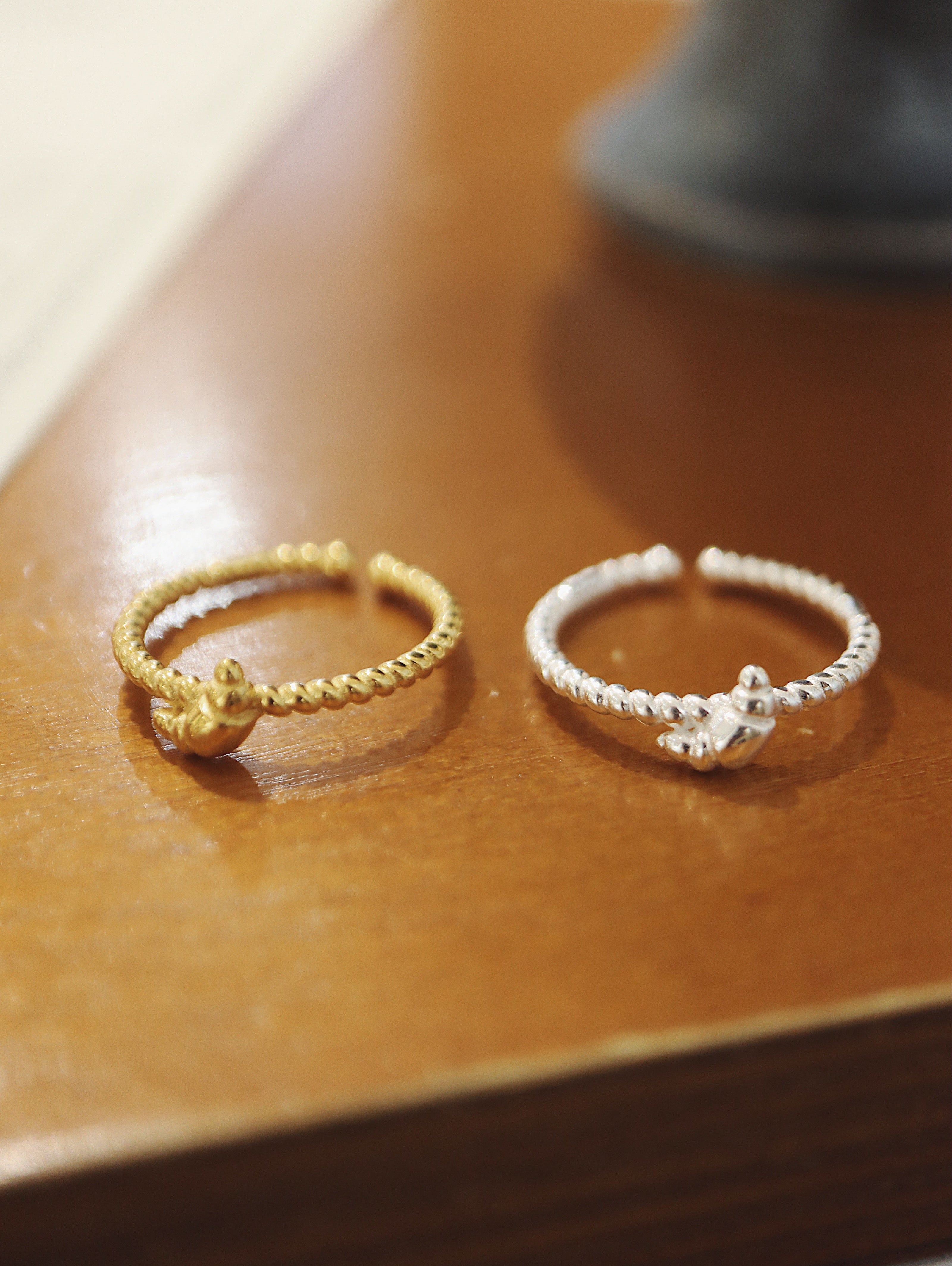 Croissant / Palmier silver 925 ring