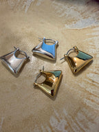 Brass earrings 01