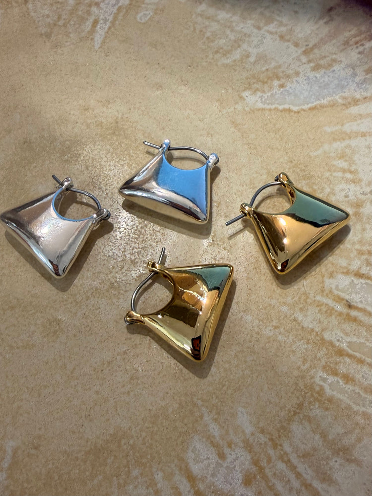 Brass earrings 01