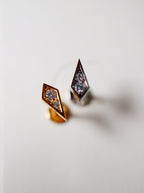 Kite cz flat back s925 piercing(1pc)
