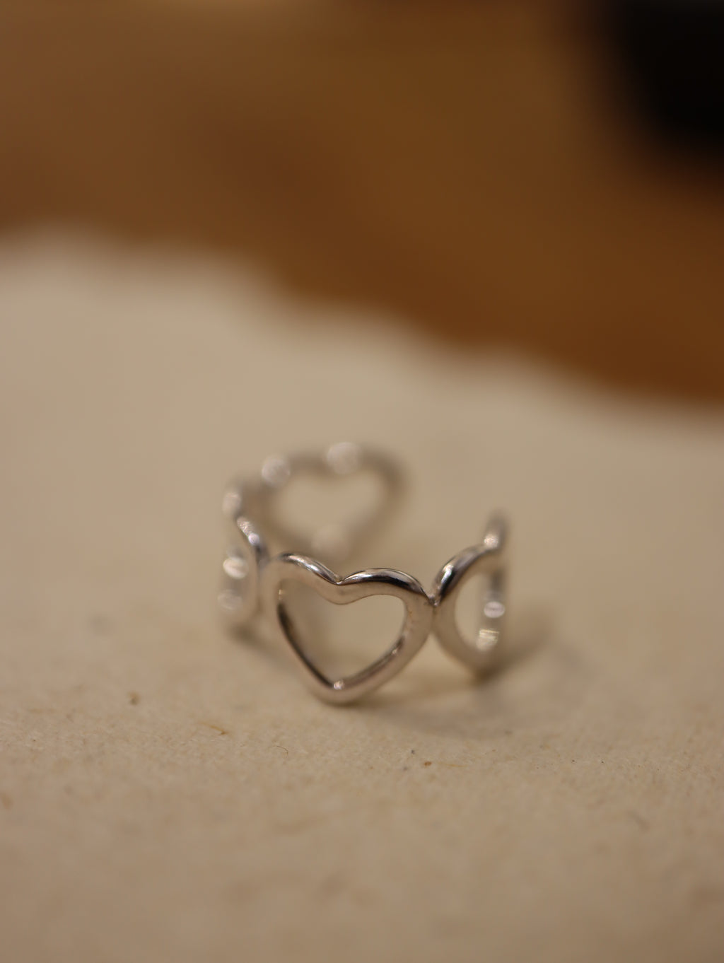 925 silver chain drop Earcuff (1pc)