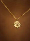 Evil eye pendant necklace