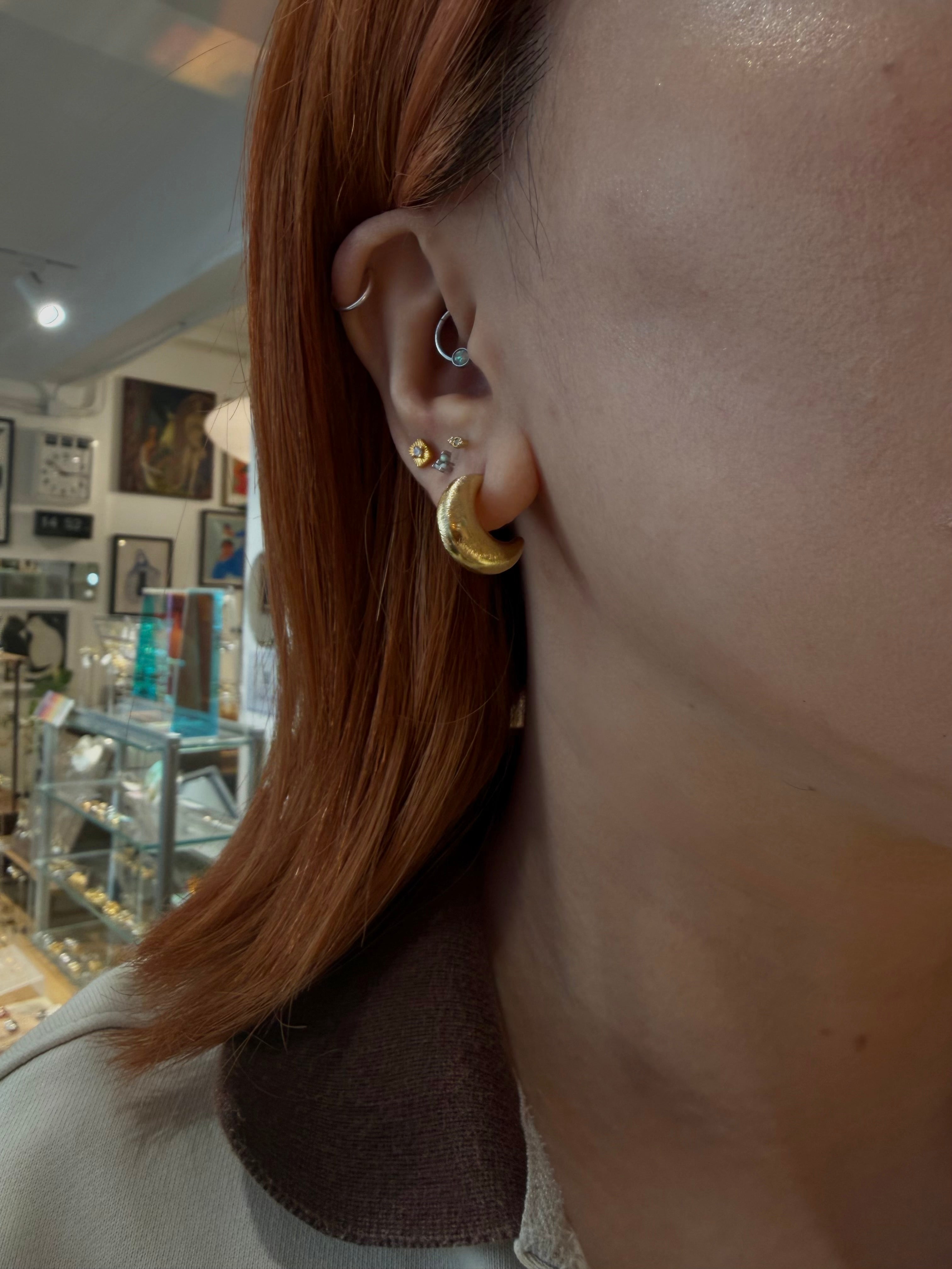 Moon 🌙 stainless steel earrings 