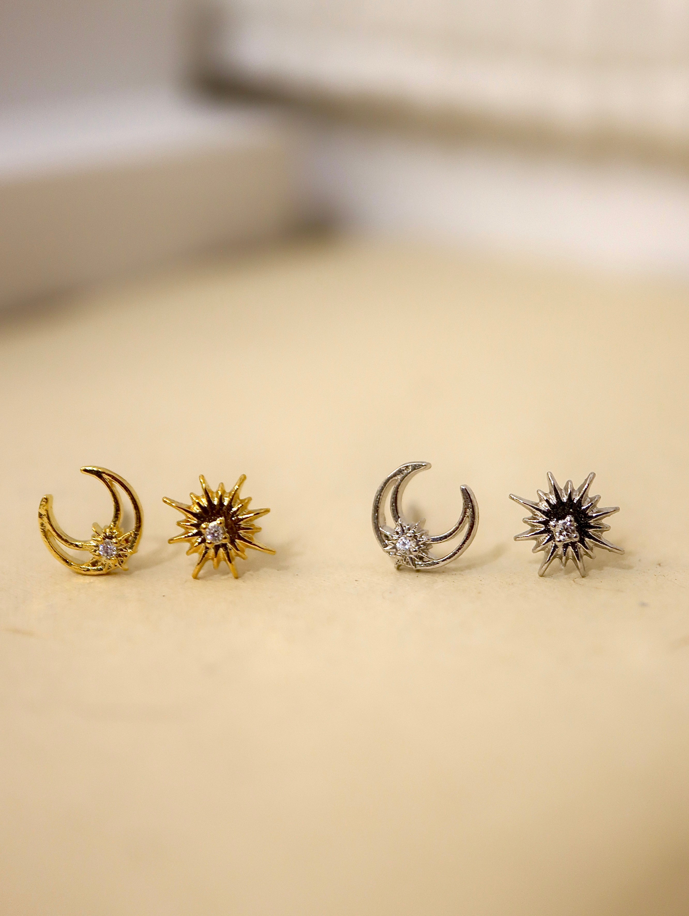 Sun & moon 🌙 ☀️ earrings