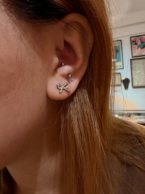Ribbon surgical steel 316L piercing (1pc)