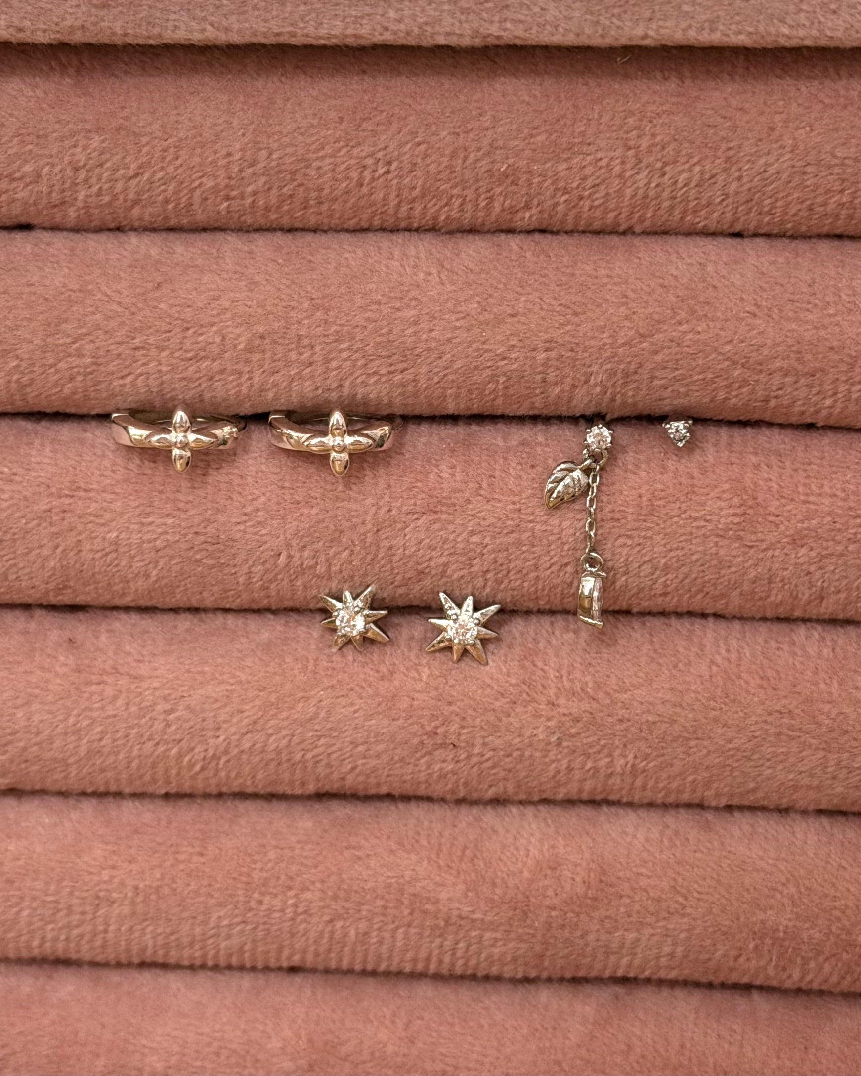 Mini stud cz surgical steel Earring Piercing (1pc)