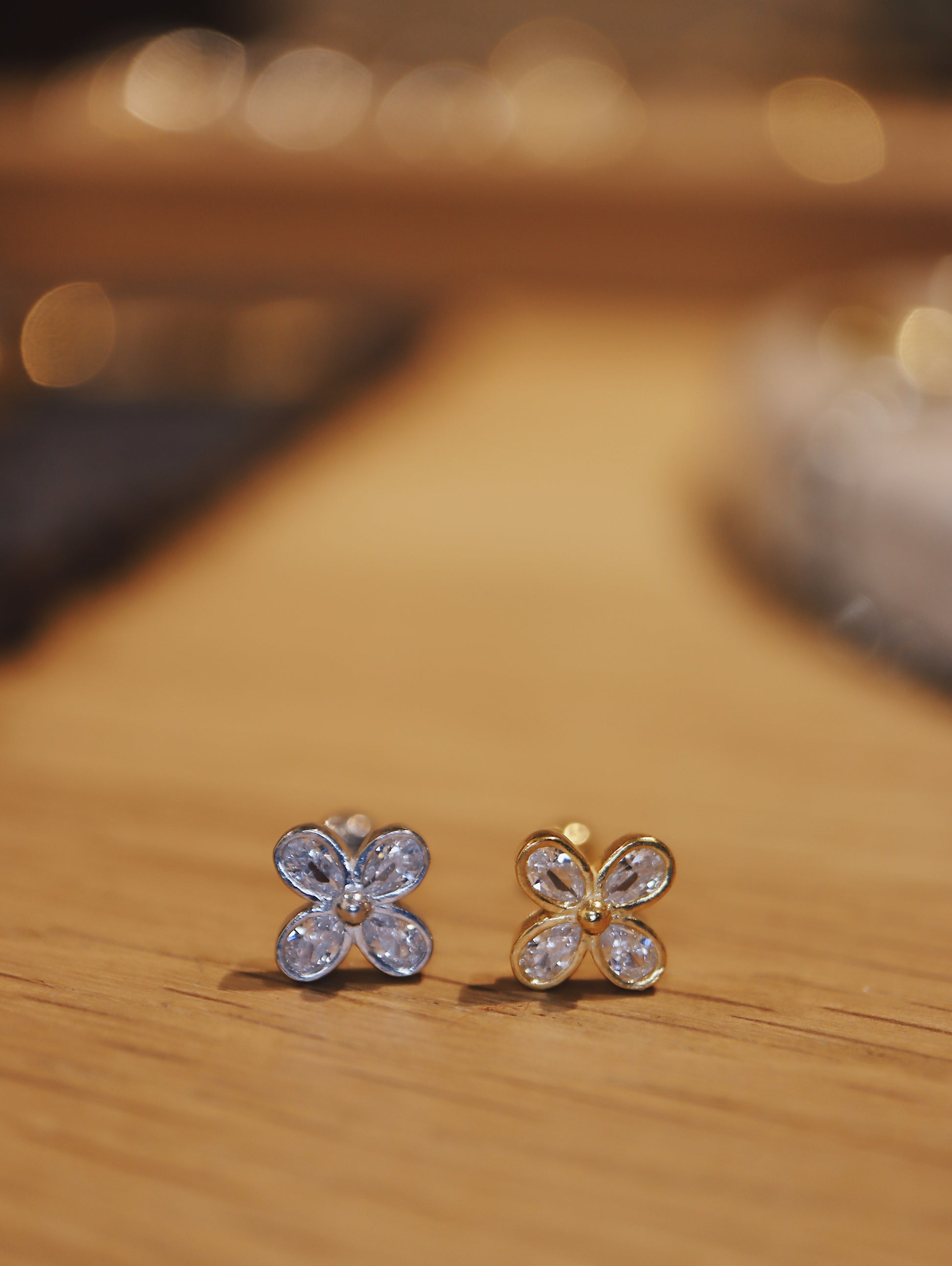 Cz 925 silver ball back piercing