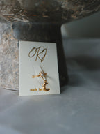 Star Drop Moon crescent Silver925 Earcuff (left ear)