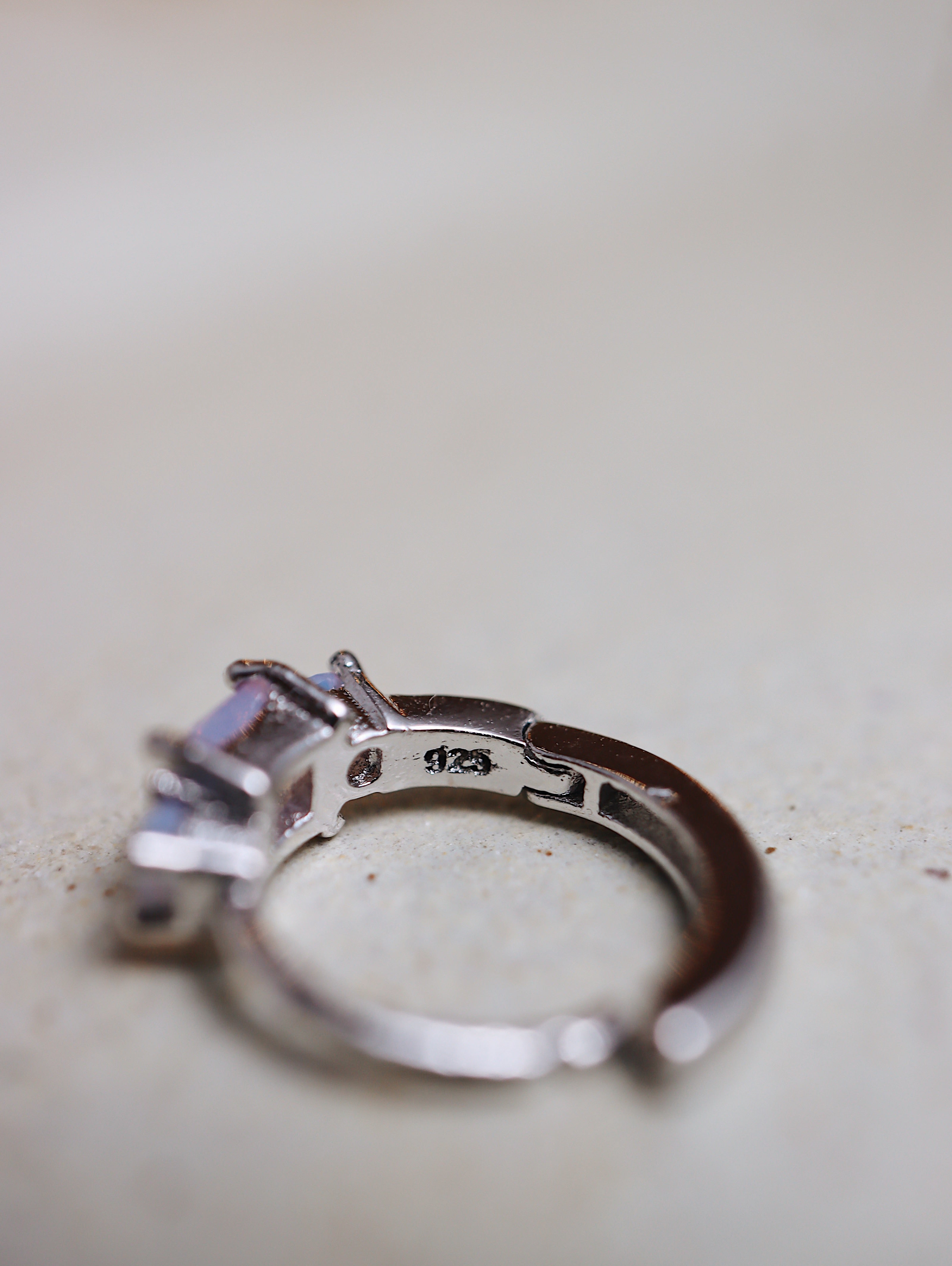 Silver925 mini hinged cz hoop earrings