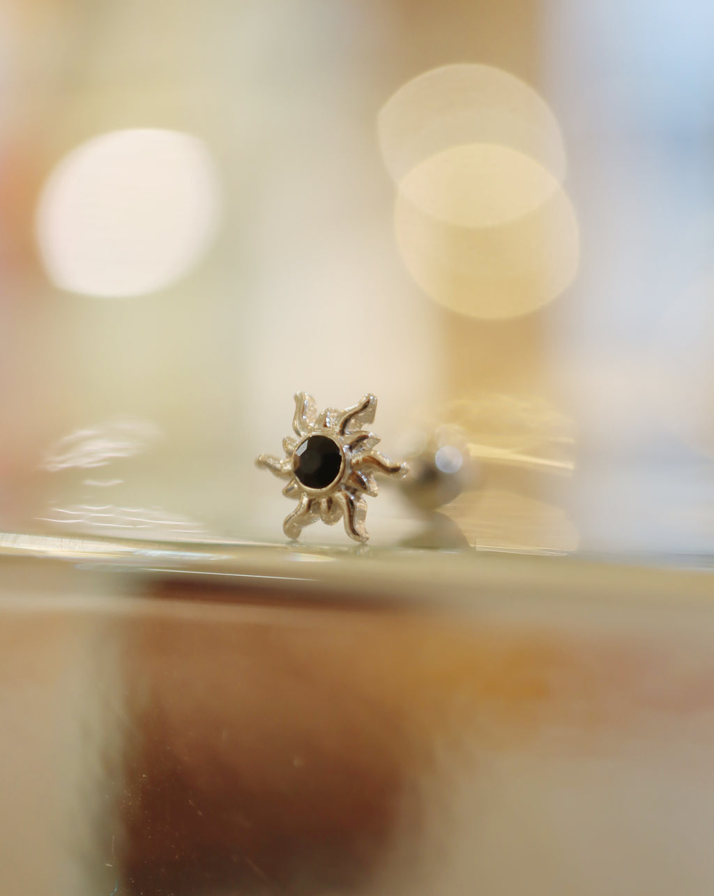 Rising Sun Surgical Steel 316L piercing stud