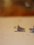 Nebula stud piercing surgical steel earring (1pc)