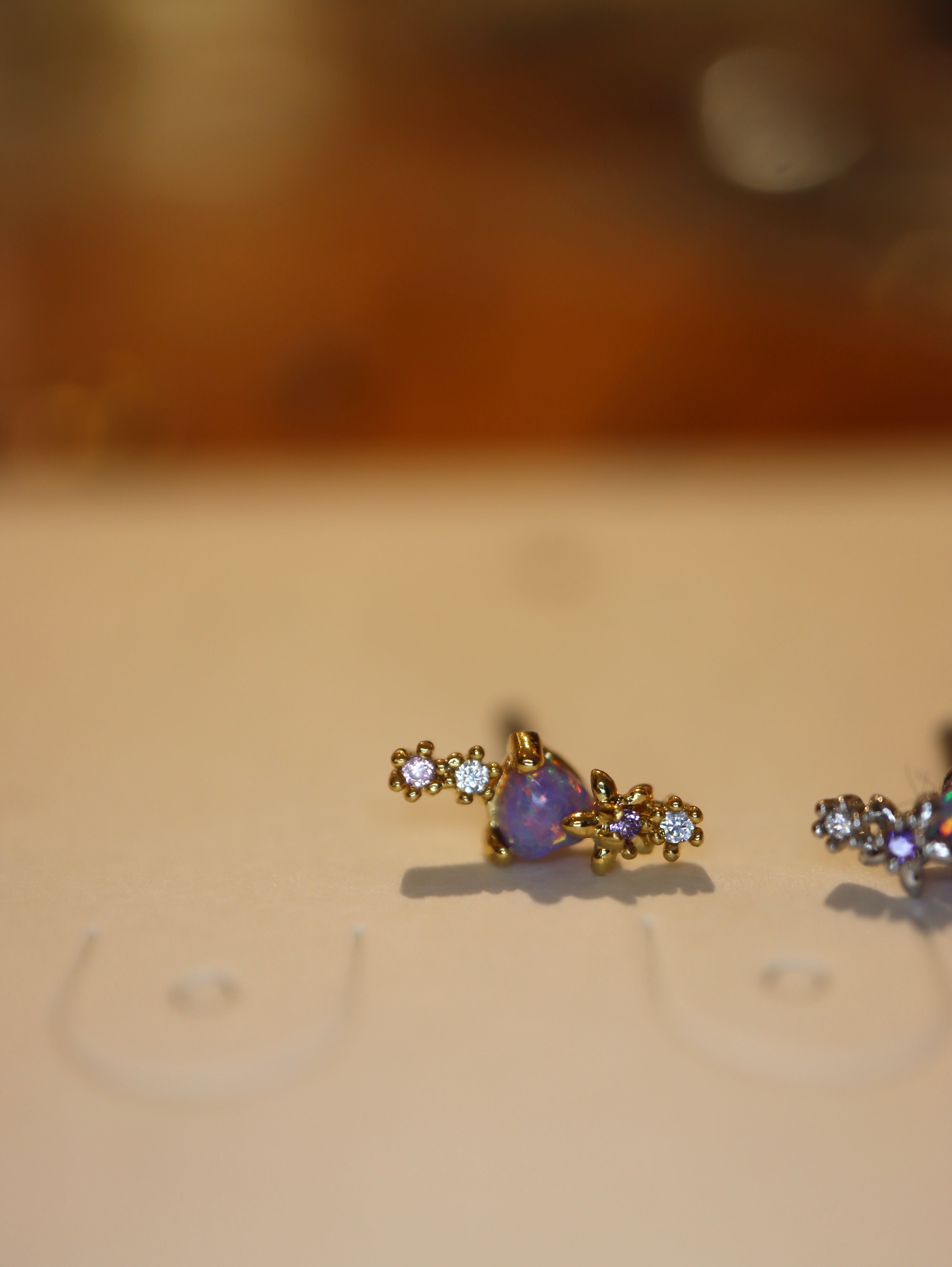 Nebula stud piercing surgical steel earring (1pc)