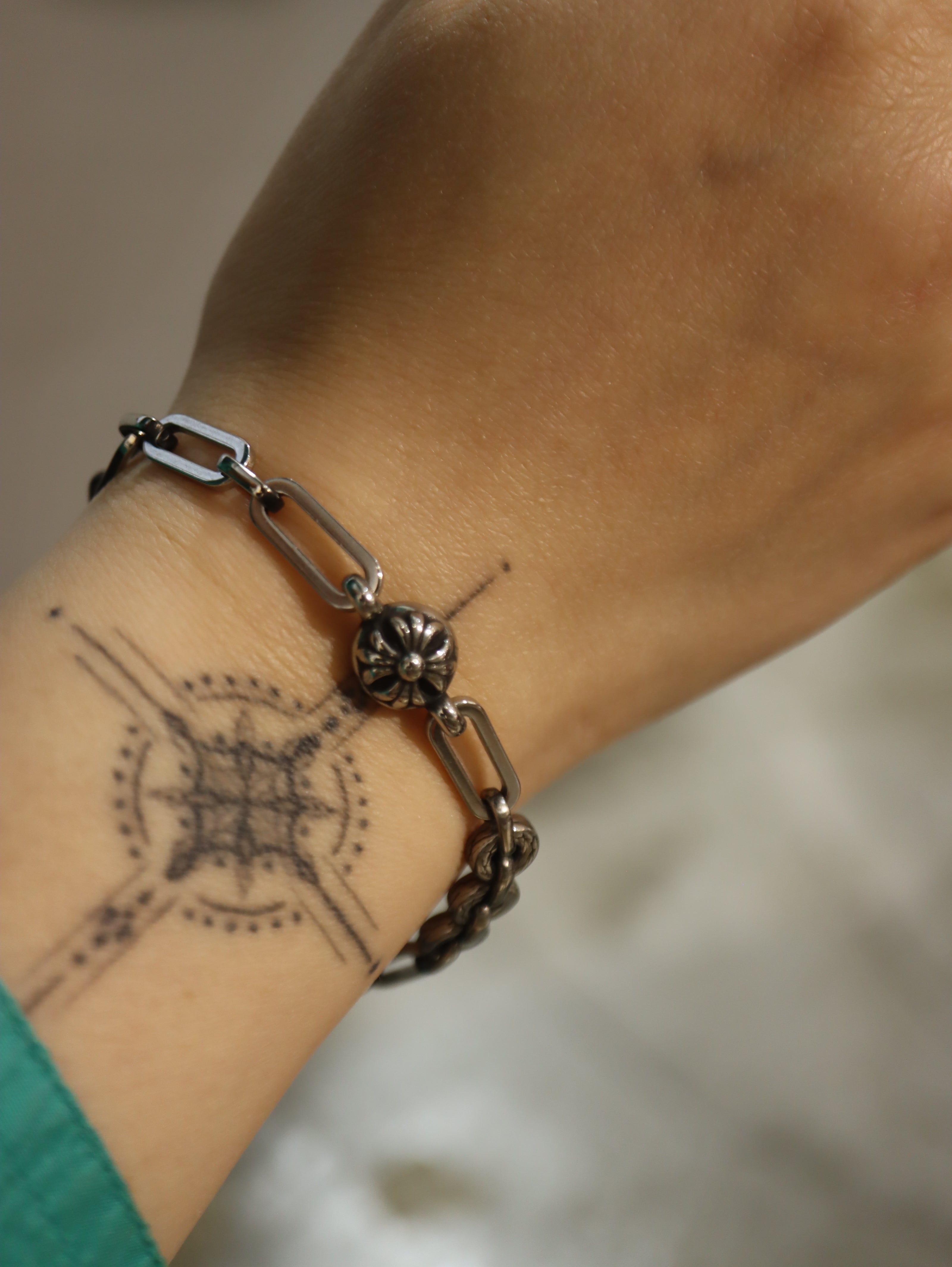 The Gothic Orb Chain Bracelet