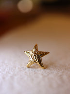 Starlight Spiral Stud Earrings
