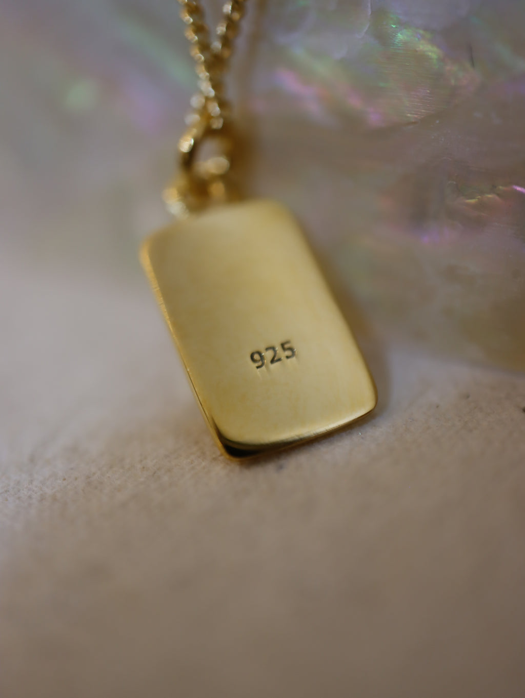 Celestial Rectangle With Sun Pendant 925 silver Necklace