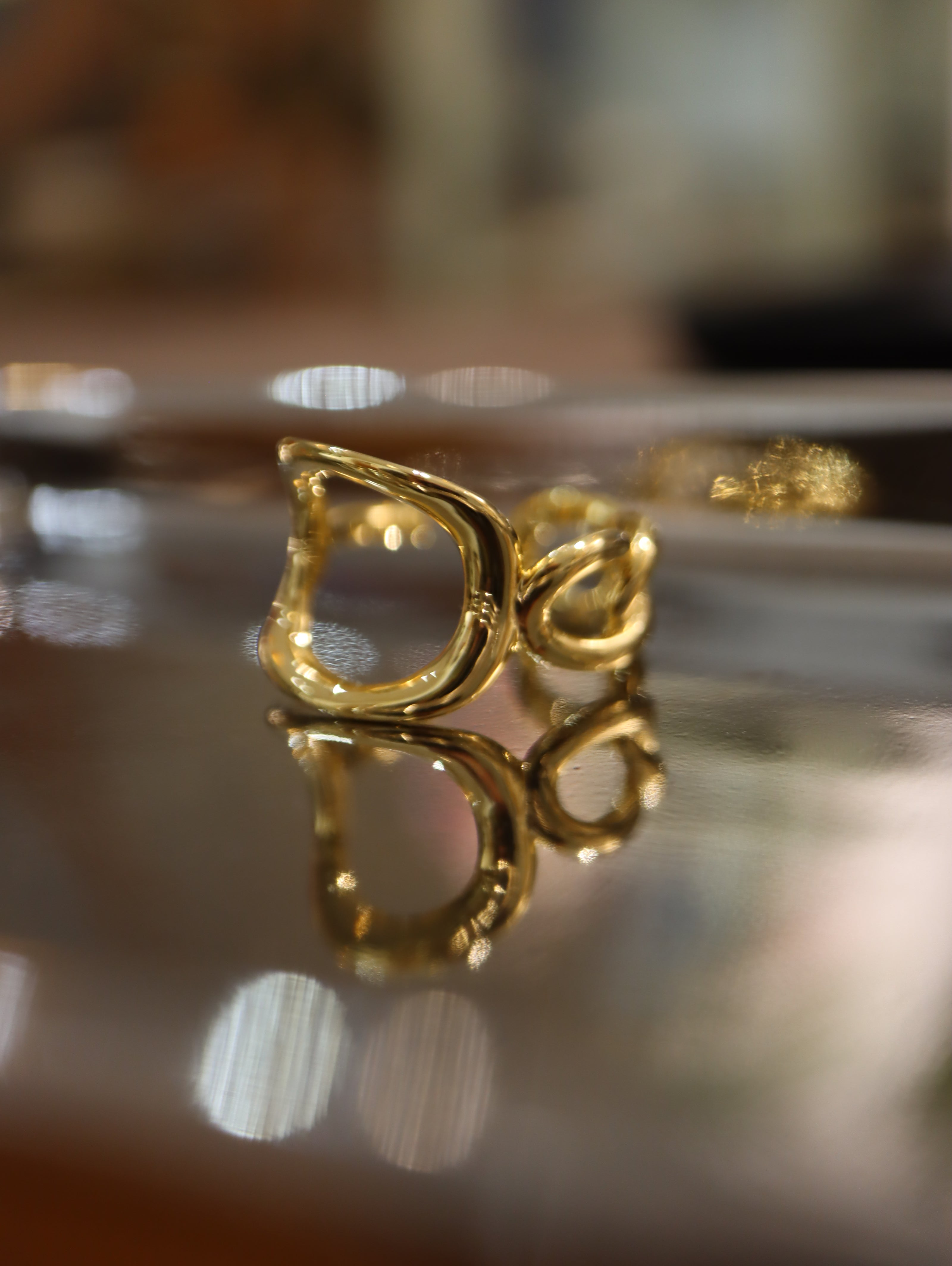 Chain brass ring