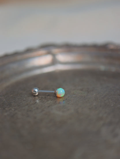 Stud opal mini surgical steel piercing