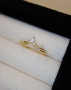 Opal cz 925 silver ring