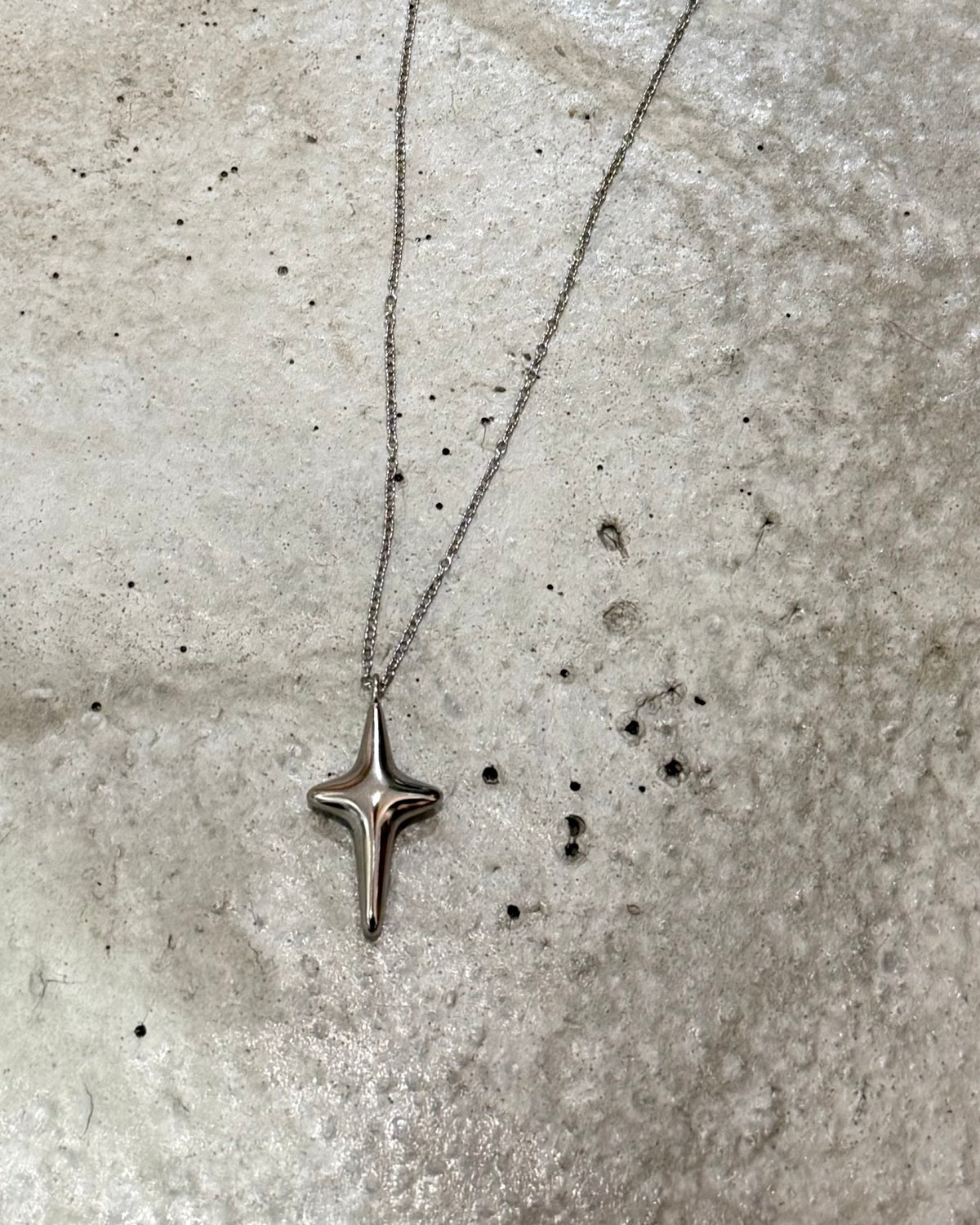 Cross stainless steel necklace