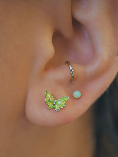 Butterfly surgical steel piercing