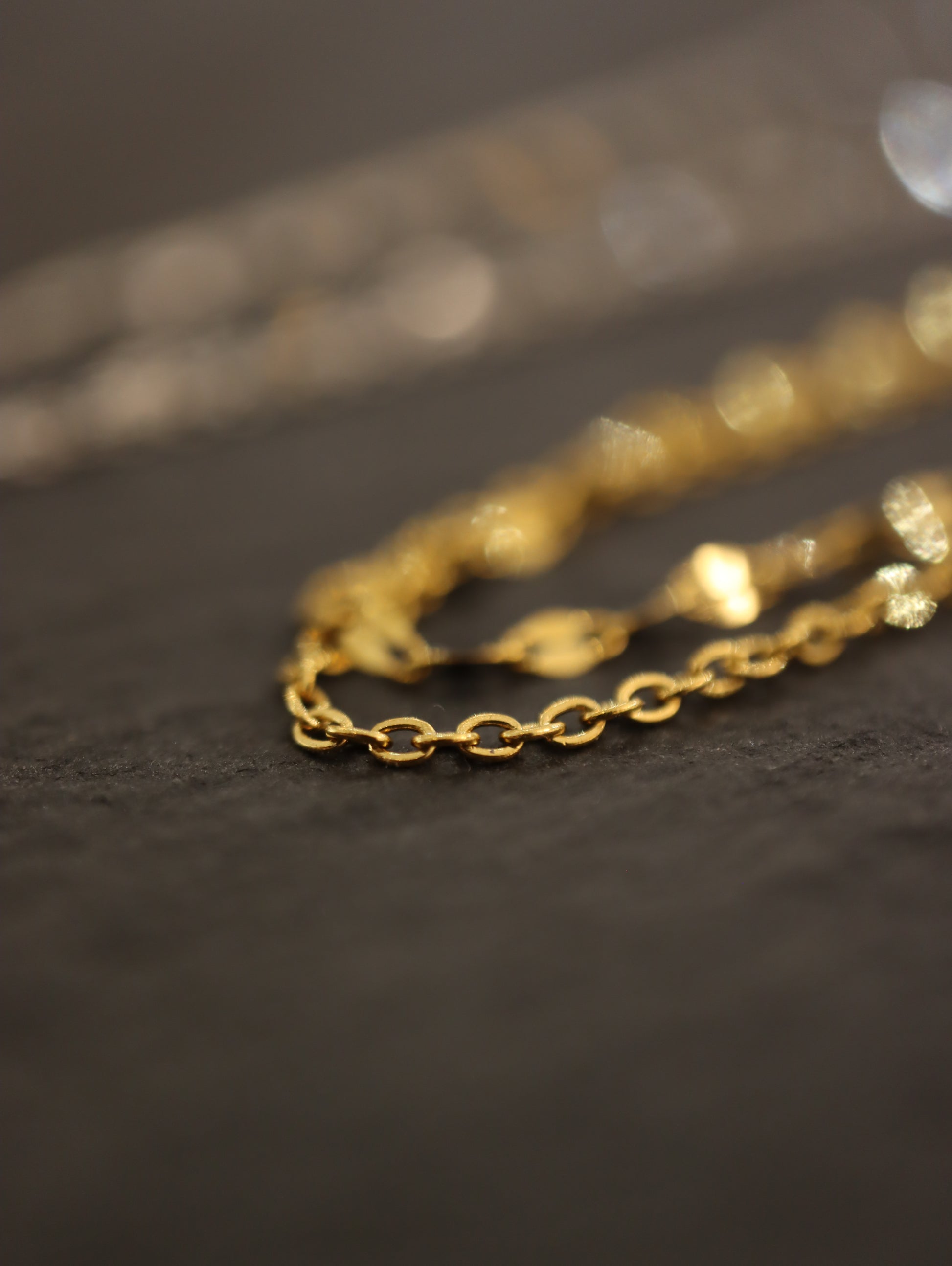 Double chain stainless steel bracelets