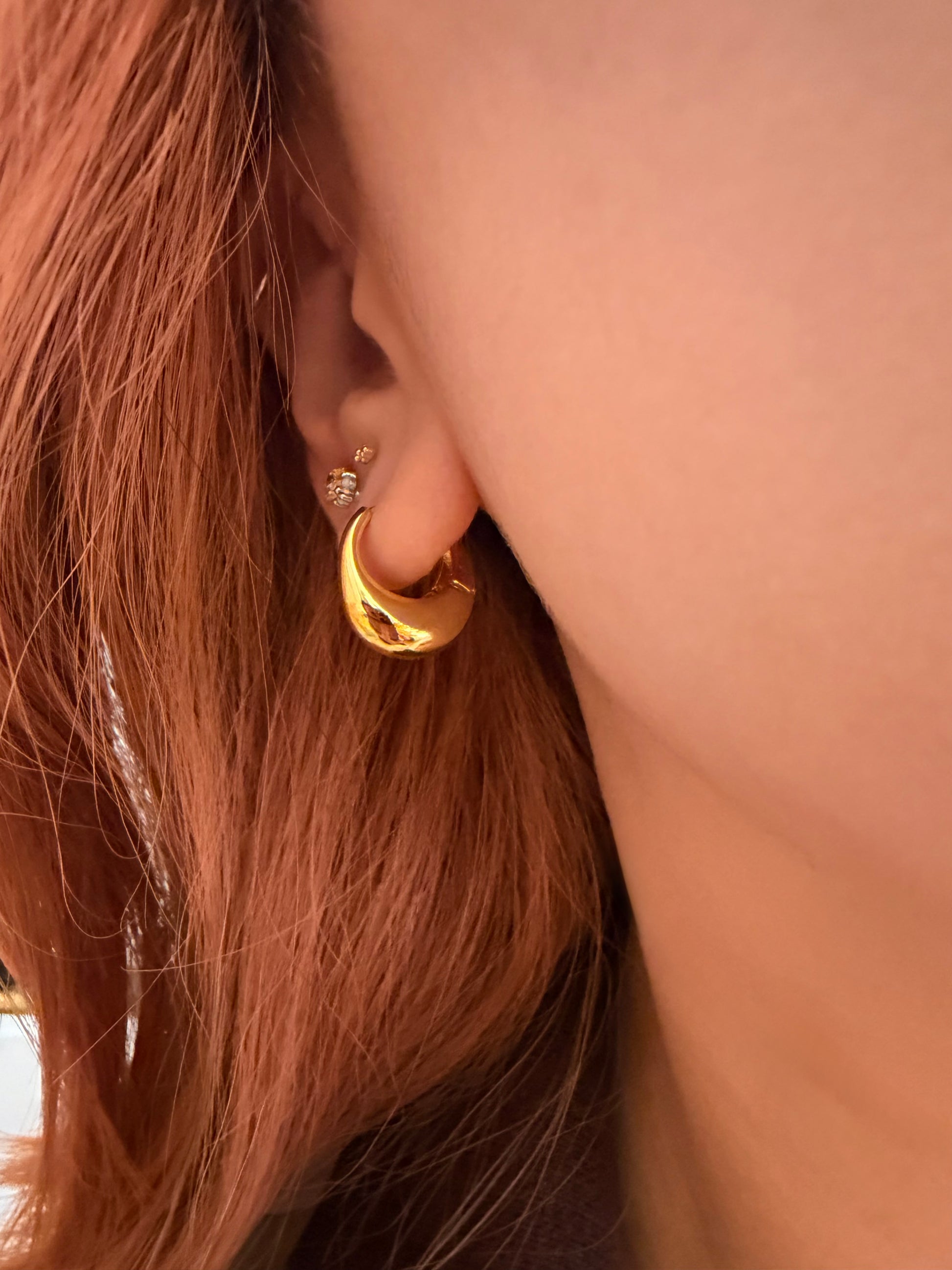 Brass earrings 02