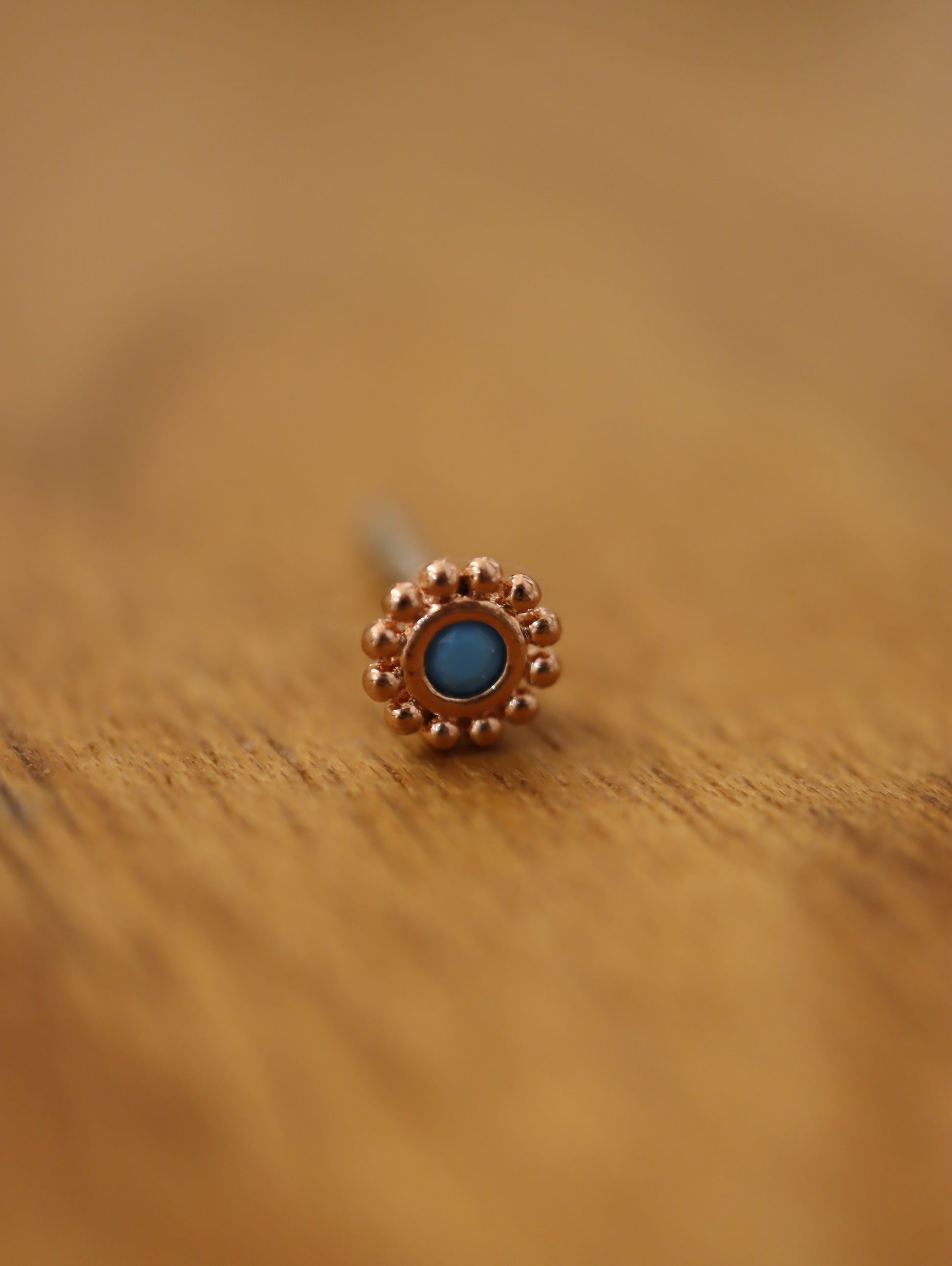 Beaded mini piercing earring (1pc)