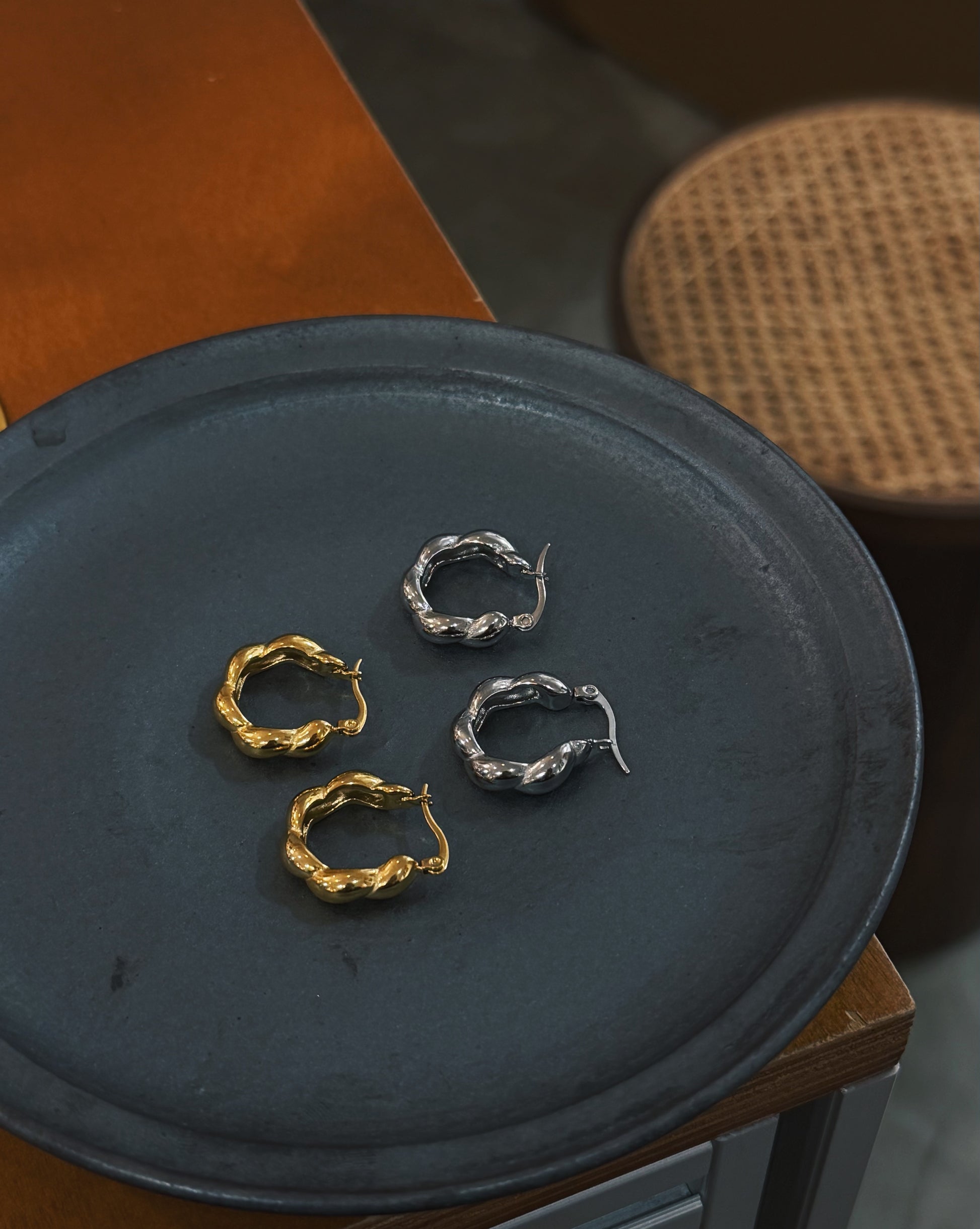 Stainless steel earrings