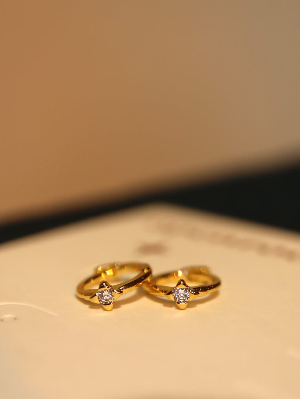 Hinged hoop mini 925 Silver earrings