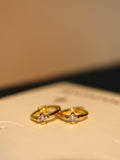 Hinged hoop mini 925 Silver earrings