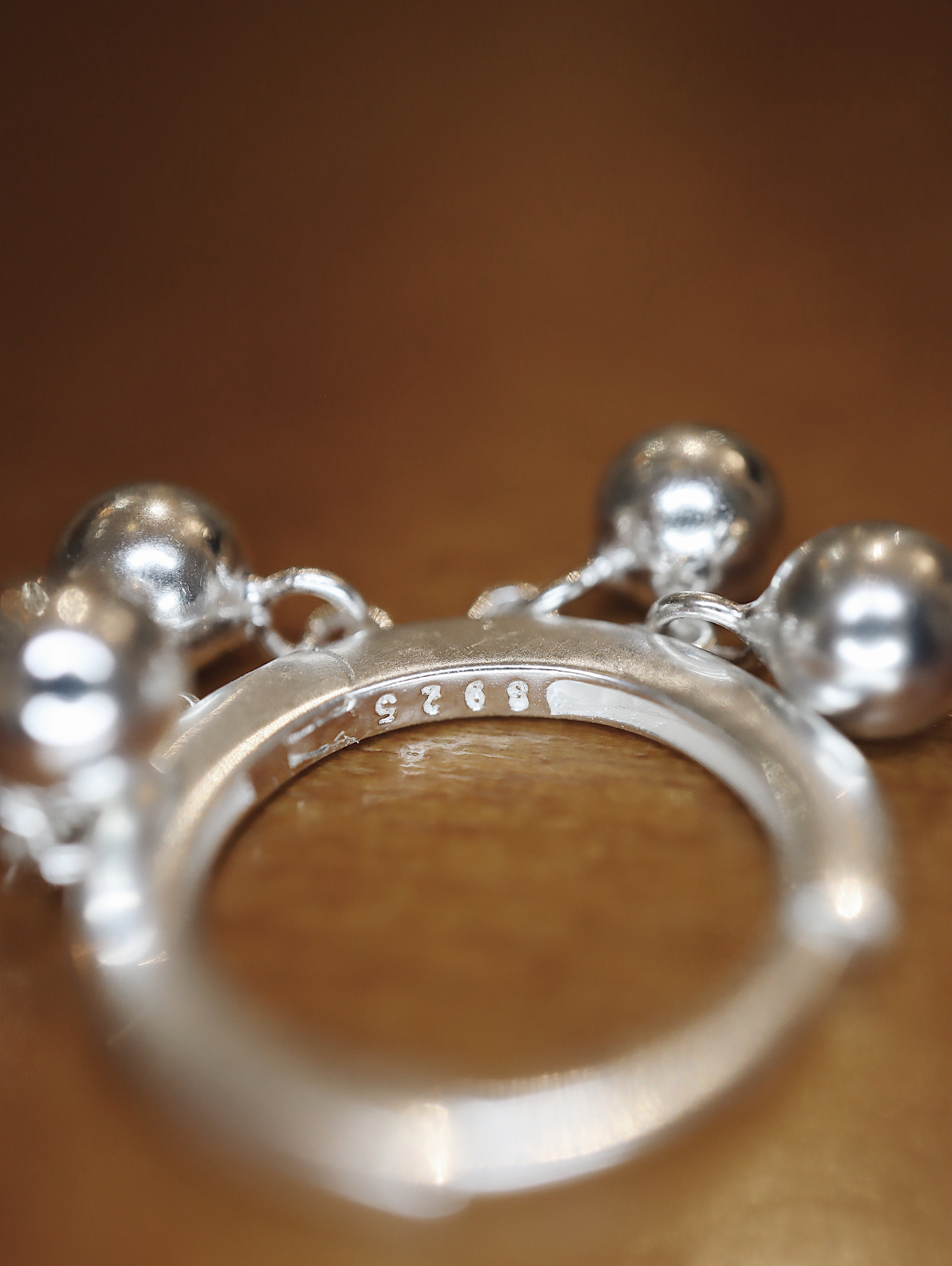 Drop balls 925 silver earrings