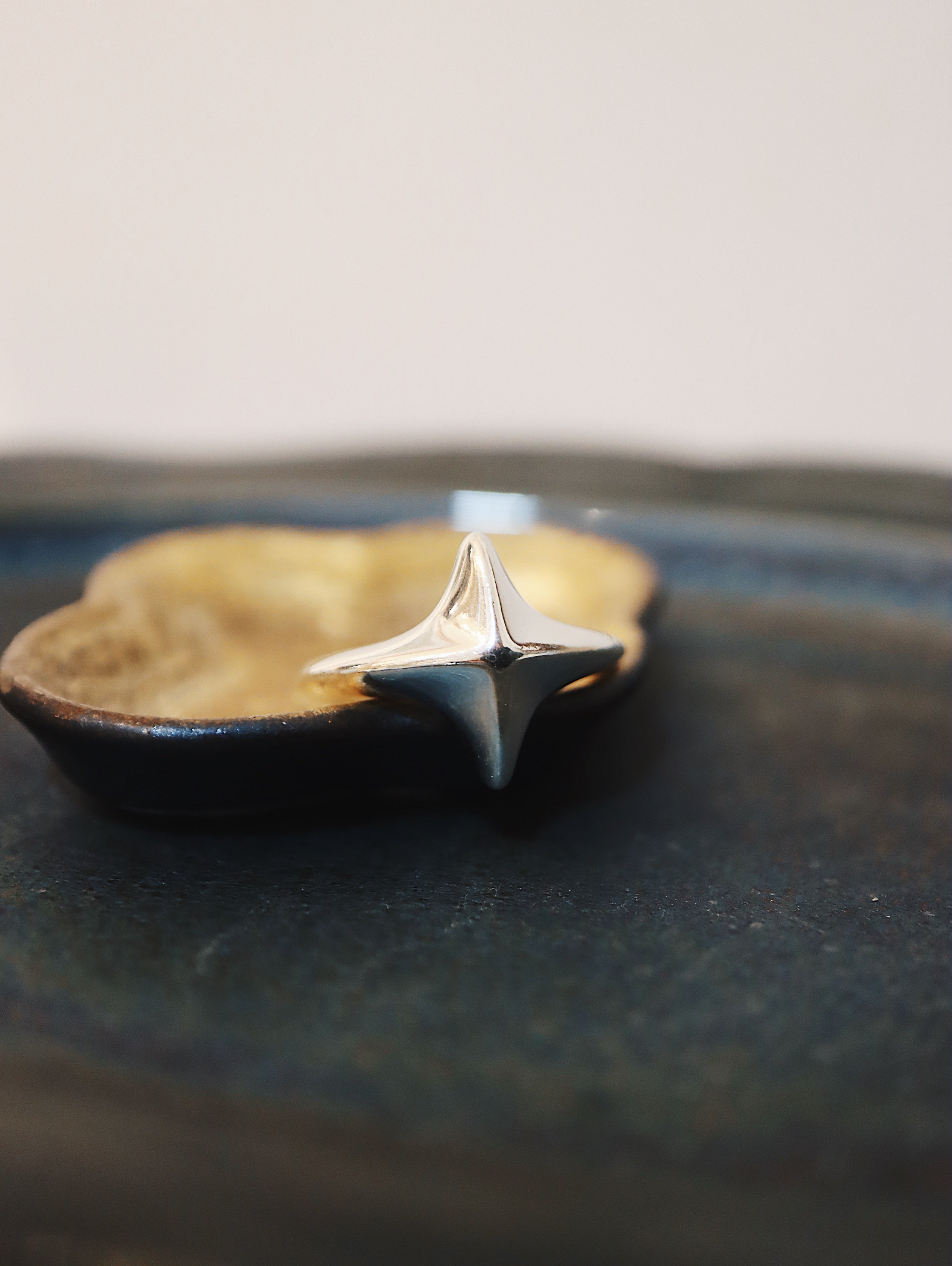 Star Sparkle 925 silver unisex ring