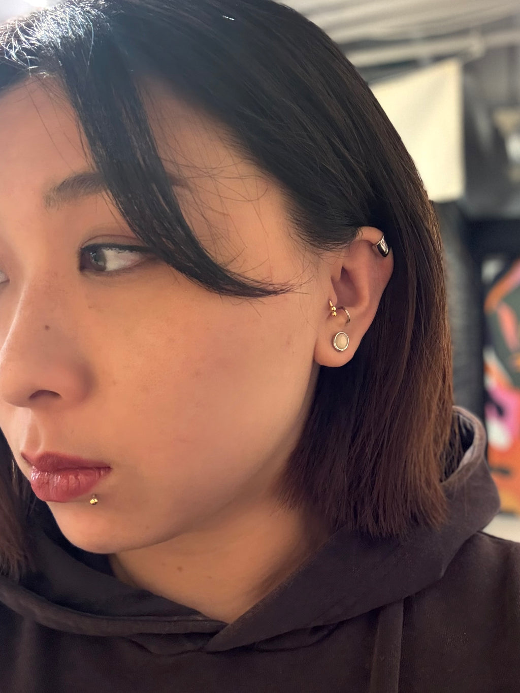 Ethiopian opal oval silver925 earrings