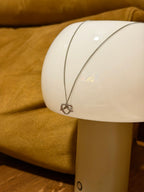 Pretzel stainless steel necklace