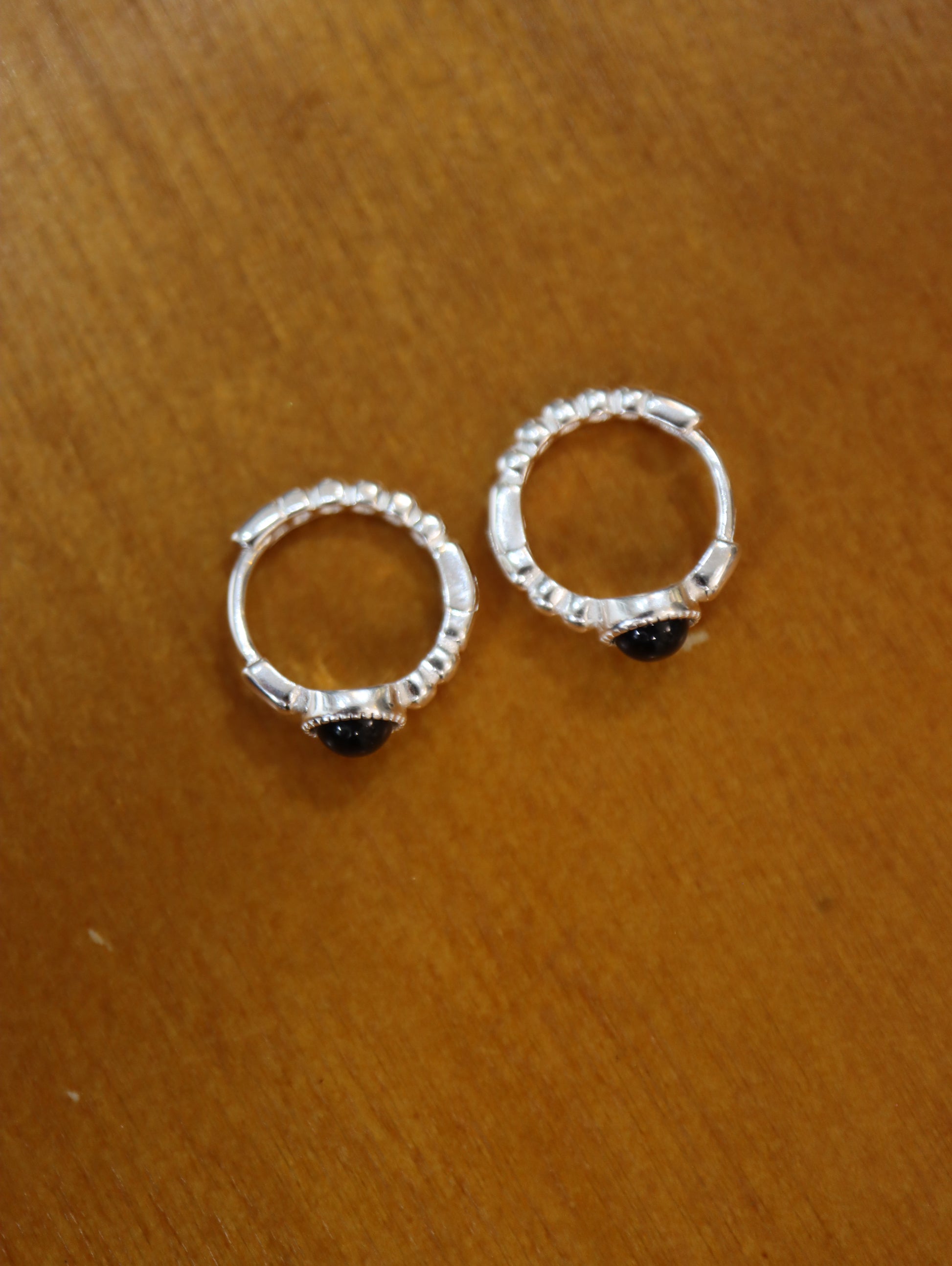 925 silver hoop earrings