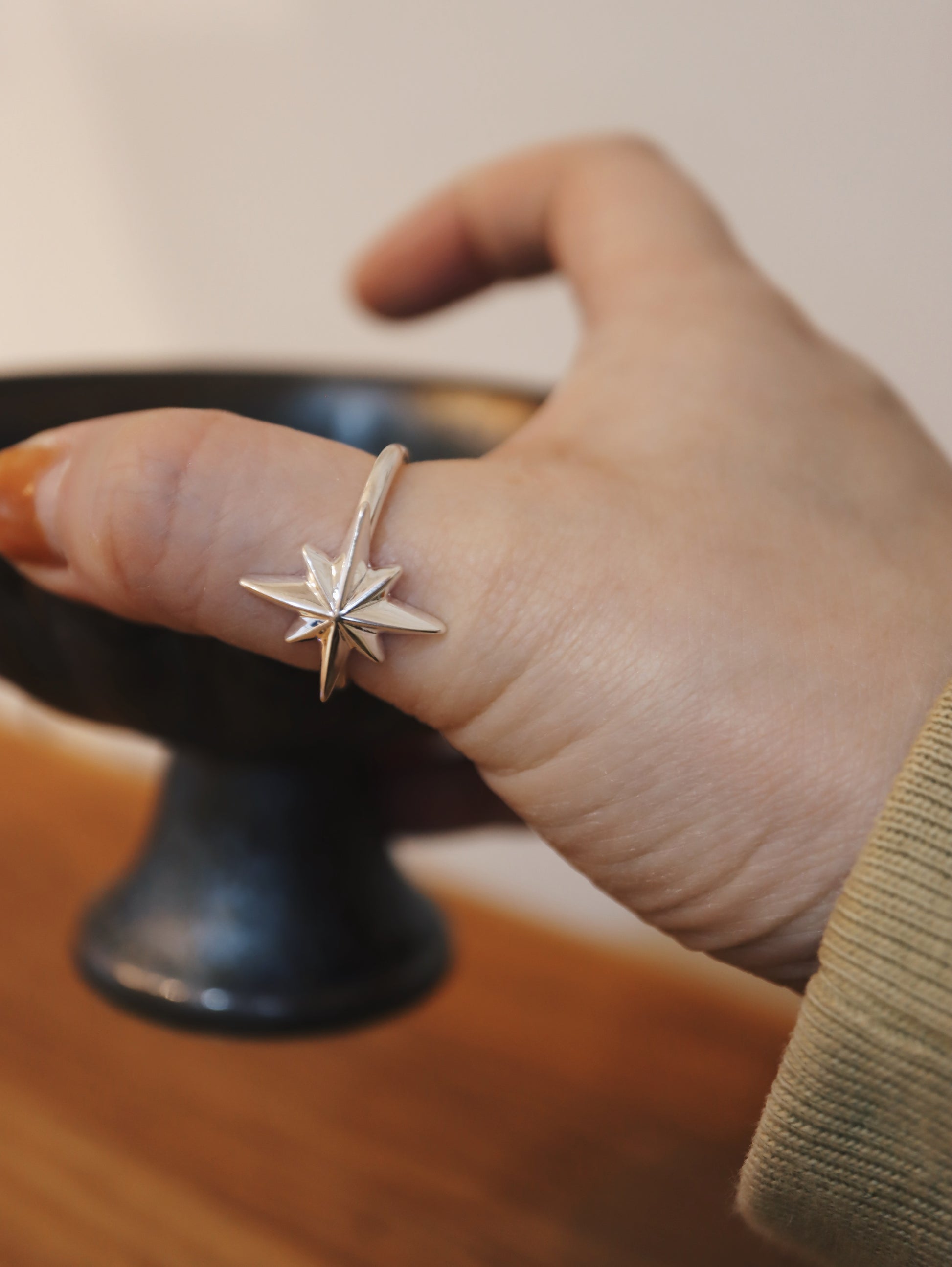 Sparkle ❇️ 925 silver open size ring