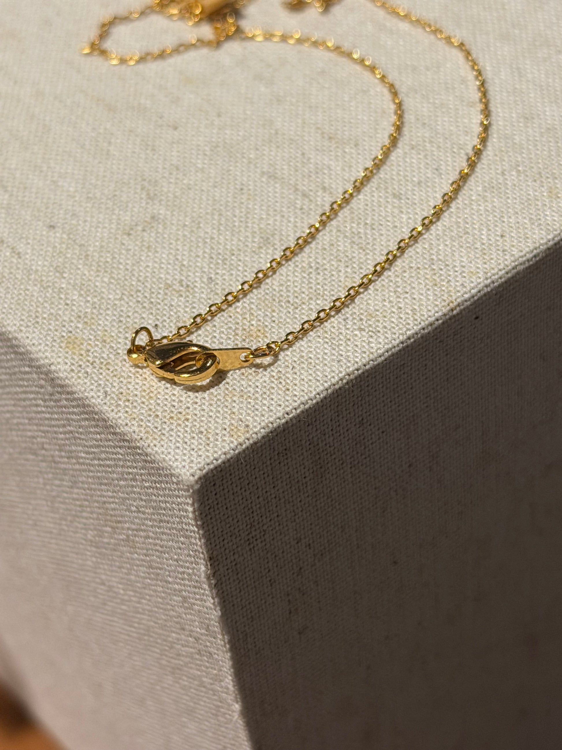 Coin oval necklace