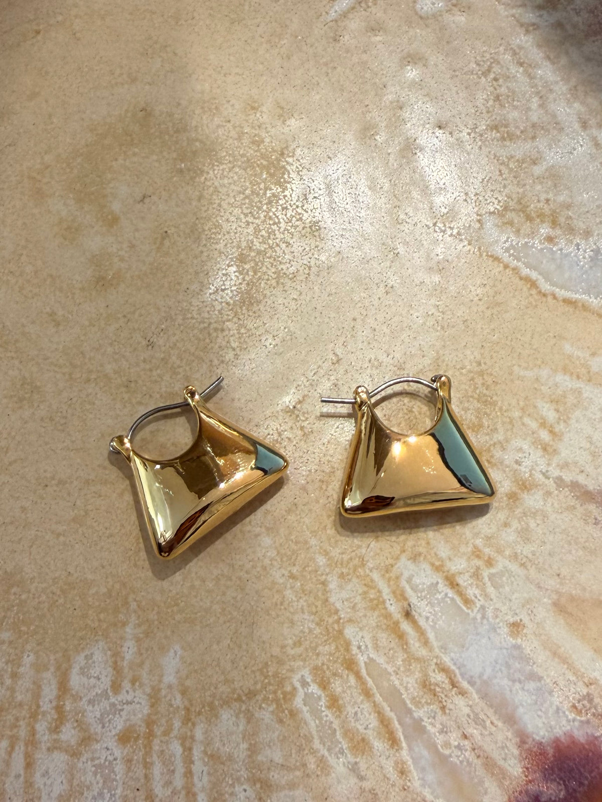 Brass earrings 01