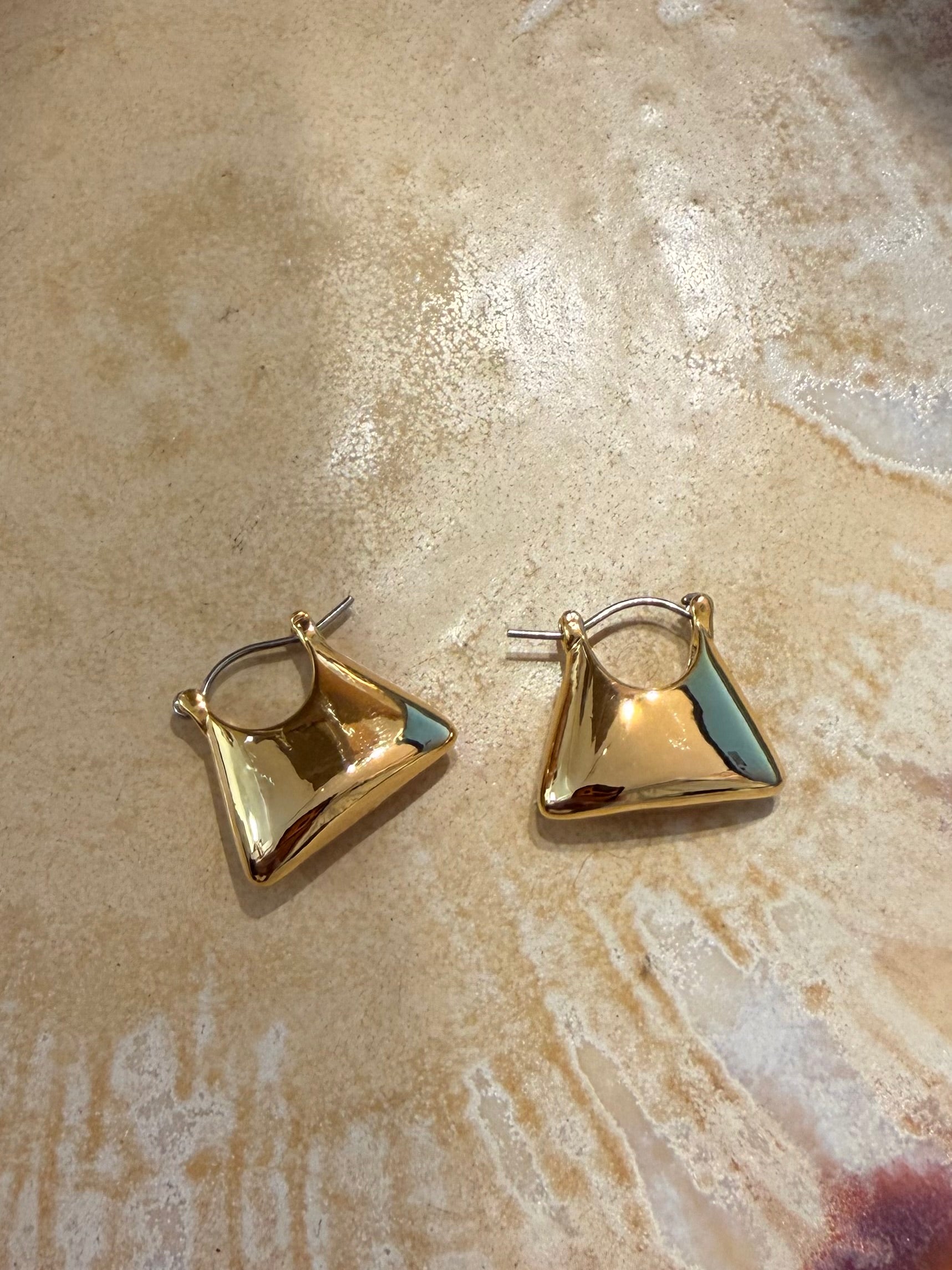 Brass earrings 01